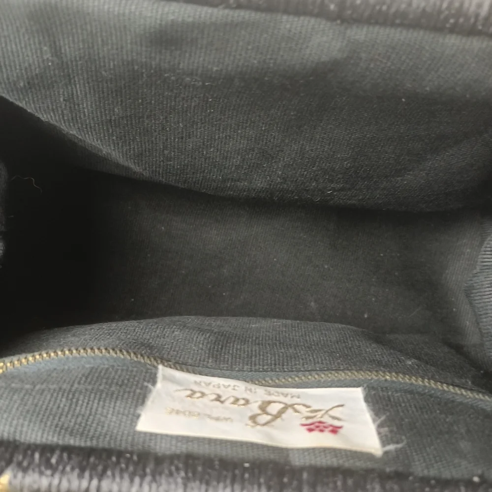 Vintage/Estate Rare Bara Japan Chevron Raffia Top Handle Purse "HOT!" - Picture 14 of 16